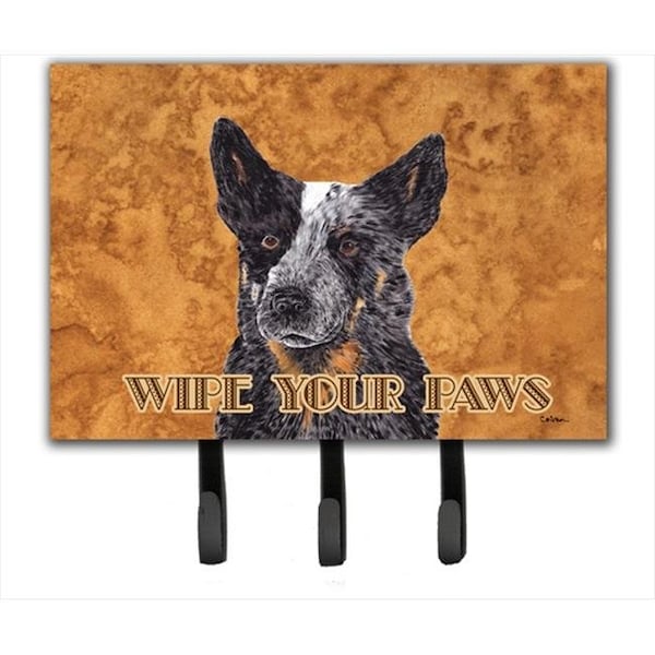 Carolines Treasures Carolines Treasures SC9141TH68 6 x 9 In. Australian Cattle Dog Wipe your Paws Leash or Key Holder SC9141TH68 - main